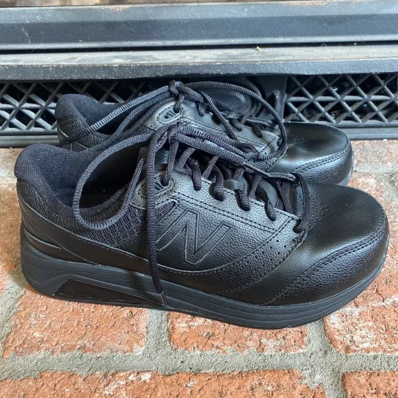 New Balance Women's 928v3 Walking Shoe WW928BK3 Black Leather 2E WIDE SZ 8 - Picture 4 of 7